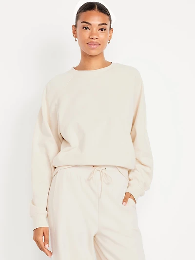 SoComfy Oversized Raglan Sweatshirt