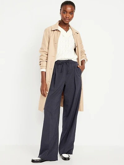 High-Waisted Wide-Leg Trouser