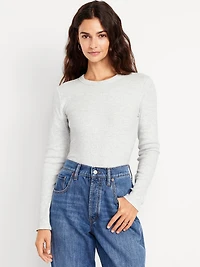 Snug Long-Sleeve Crew-Neck T-Shirt