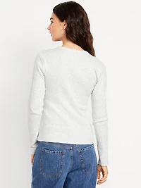Snug Long-Sleeve Crew-Neck T-Shirt