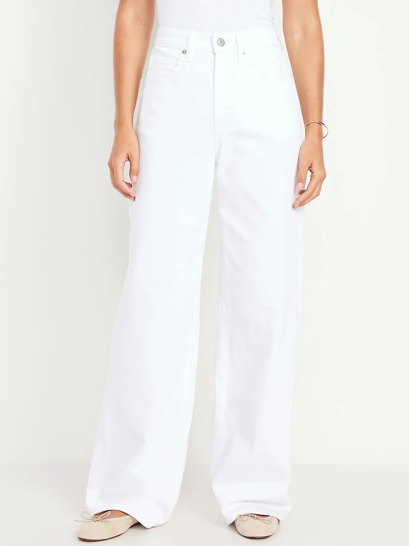 Extra High-Waisted Wide-Leg Jeans