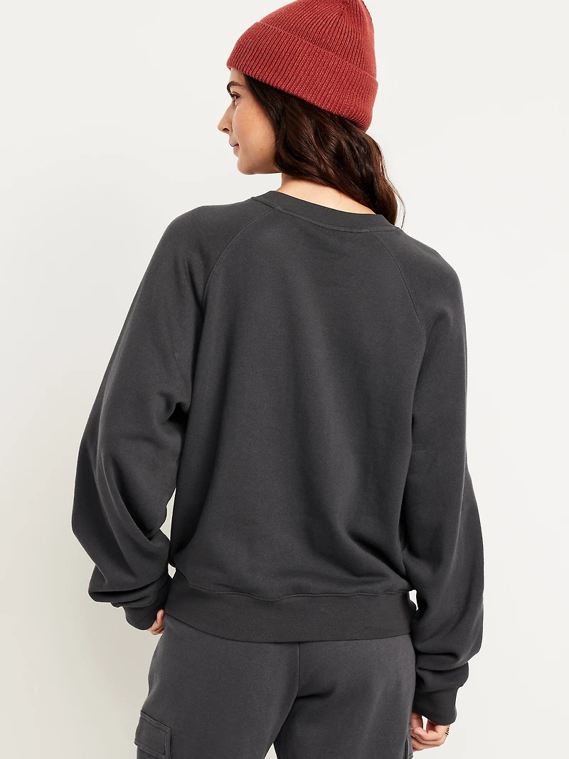 SoComfy Oversized Raglan Sweatshirt