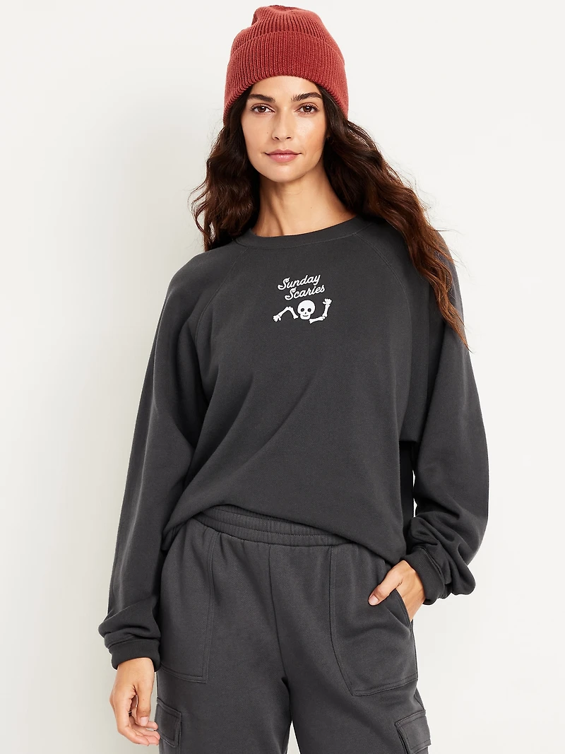 SoComfy Oversized Raglan Sweatshirt