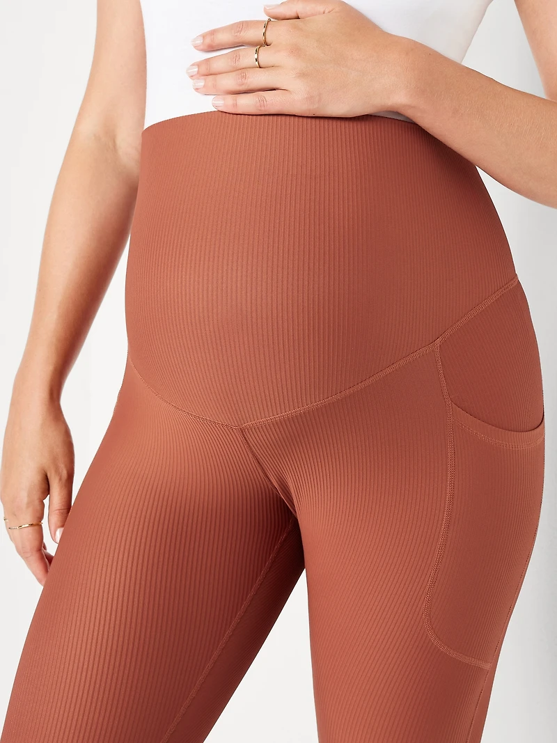 Legging PowerSoft longueur 7/8 à panneau couvrant de Maternité