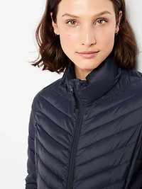 Water-Resistant Narrow-Channel Puffer Jacket