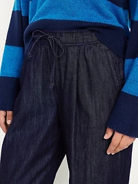 High-Waisted Billie Straight Ankle Trouser