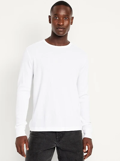 Waffle-Knit T-Shirt