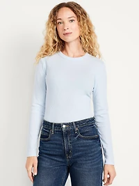 Snug Long-Sleeve Crew-Neck T-Shirt