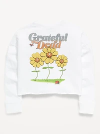 Grateful Dead™ Long-Sleeve Cropped T-Shirt for Girls