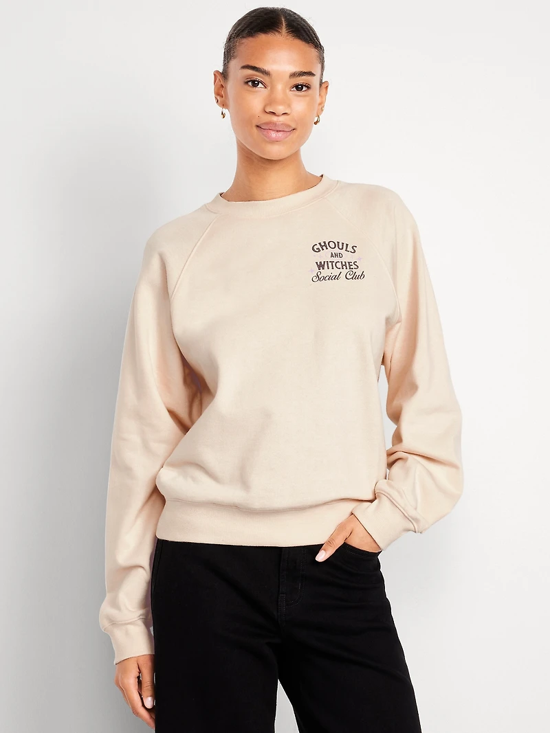 SoComfy Oversized Raglan Sweatshirt