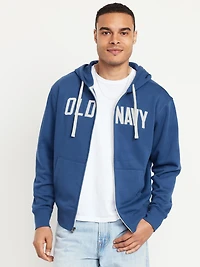 Loose Logo Zip Hoodie