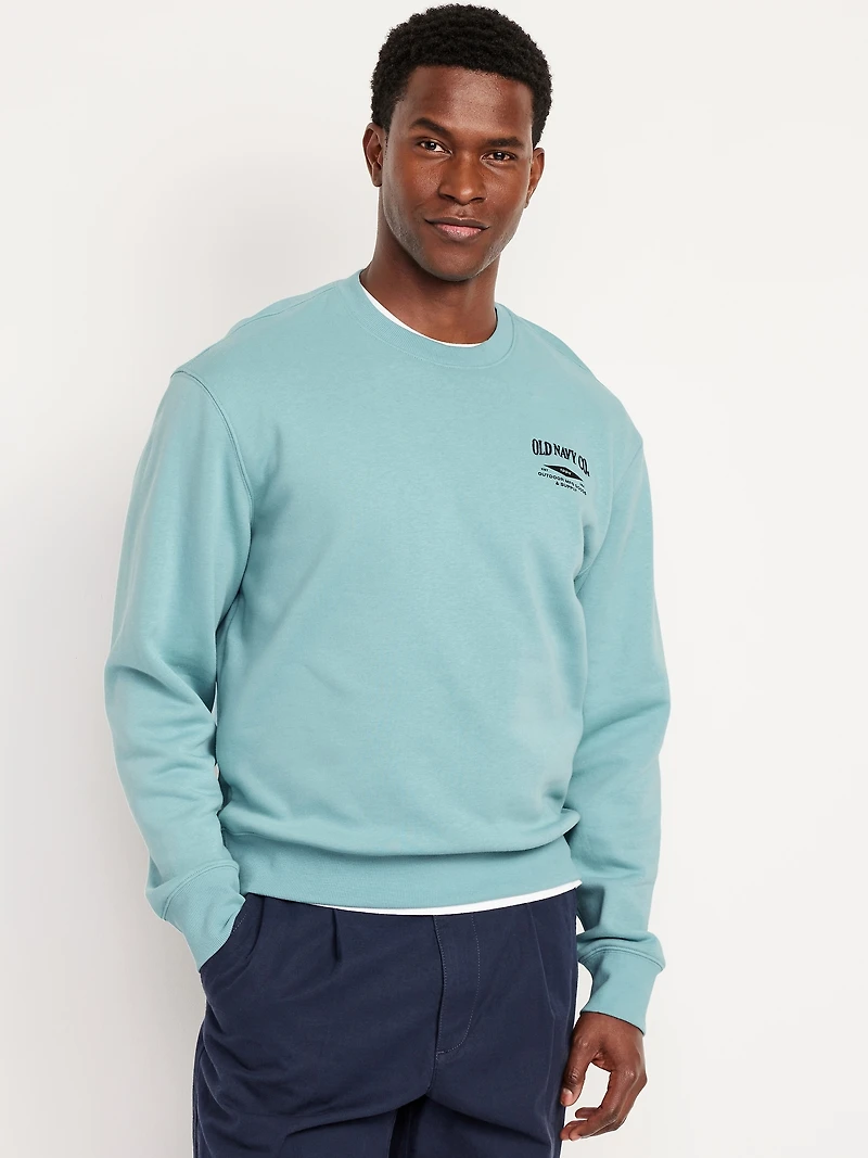 Oversized Essential Logo-Graphic Sweatshirt