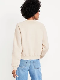Vintage Crew-Neck Logo-Graphic Sweatshirt