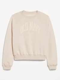 Vintage Crew-Neck Logo-Graphic Sweatshirt
