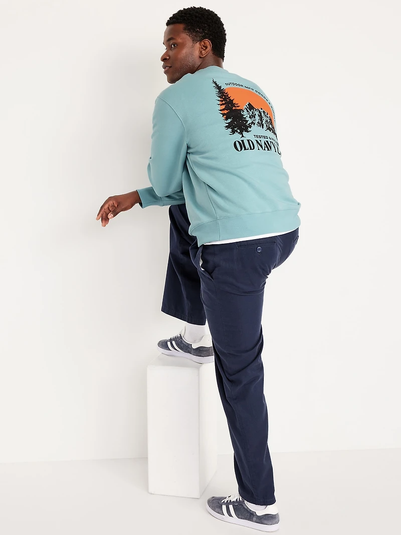 Oversized Essential Logo-Graphic Sweatshirt