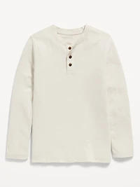 Softest Long-Sleeve Henley T-Shirt for Boys