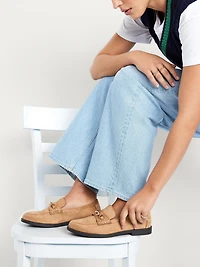 Faux-Leather Loafer