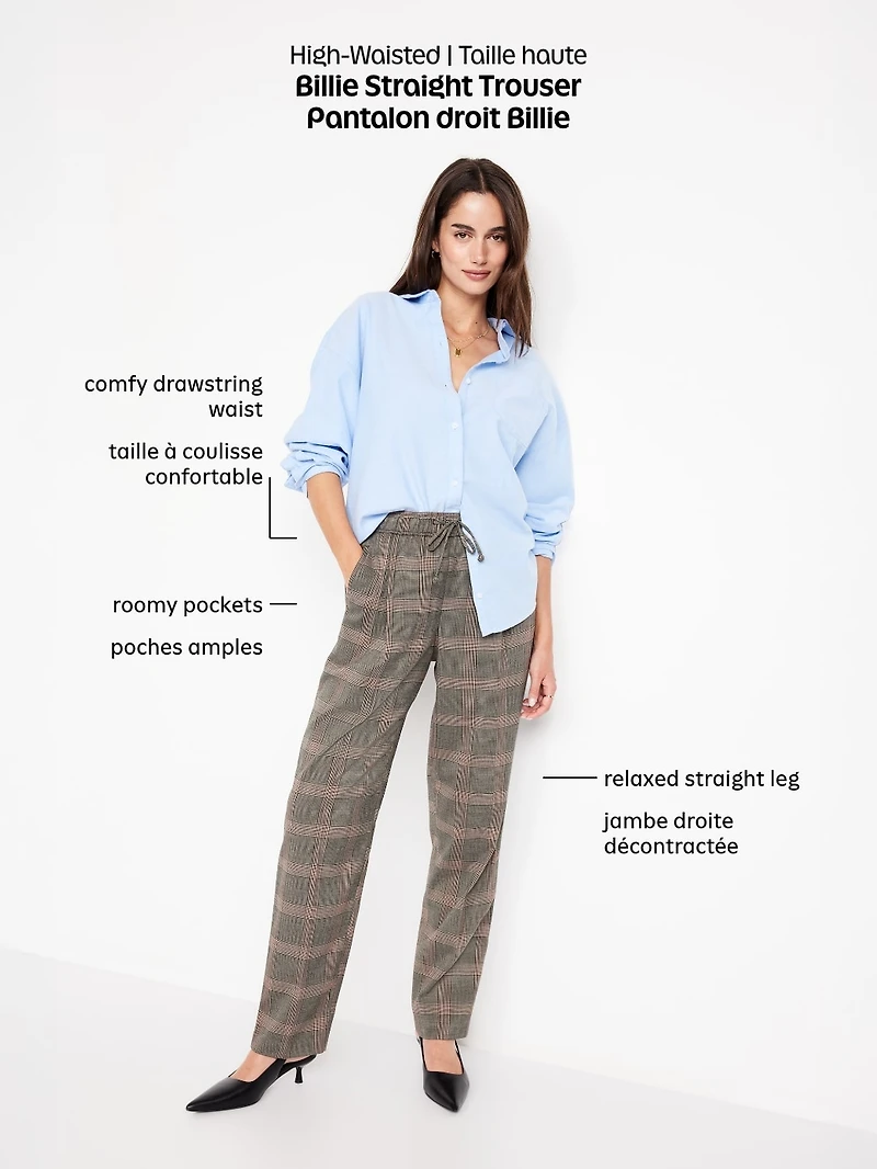 High-Waisted Straight