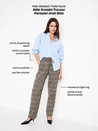 High-Waisted Straight