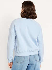Vintage Crew-Neck Logo-Graphic Sweatshirt