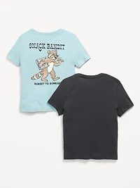 Unisex Short-Sleeve Graphic 2-Pack T-Shirt for Toddler