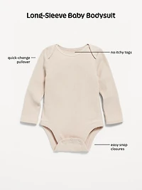 Long-Sleeve Bodysuit 5-Pack for Baby