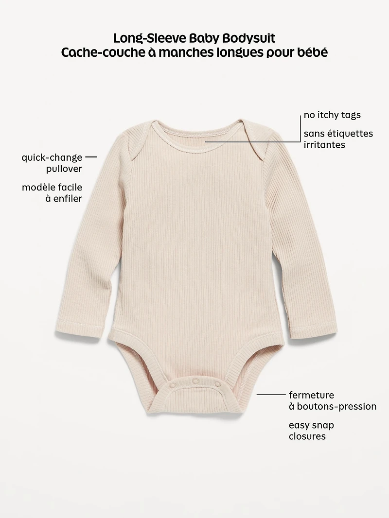 Long-Sleeve Bodysuit for Baby