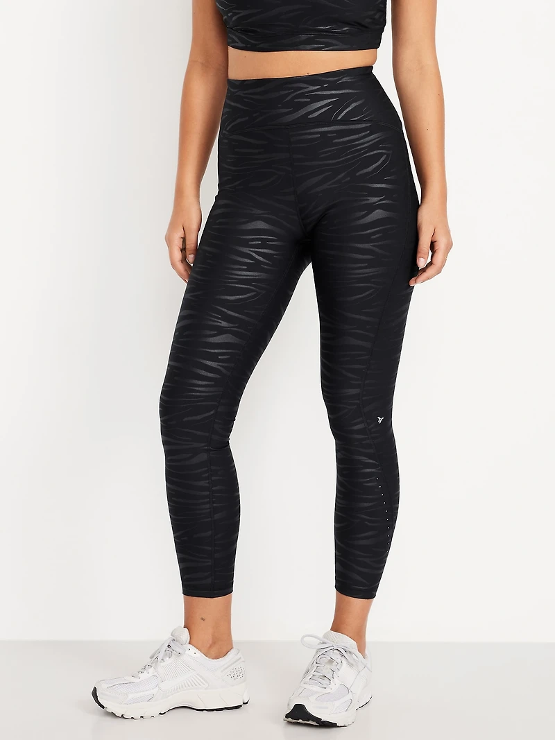 High-Waisted PowerSoft Train 7/8 Run Leggings