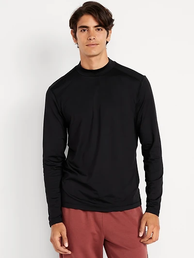 Mock-Neck Long-Sleeve Baselayer Top