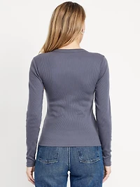 Snug Long-Sleeve Crew-Neck T-Shirt
