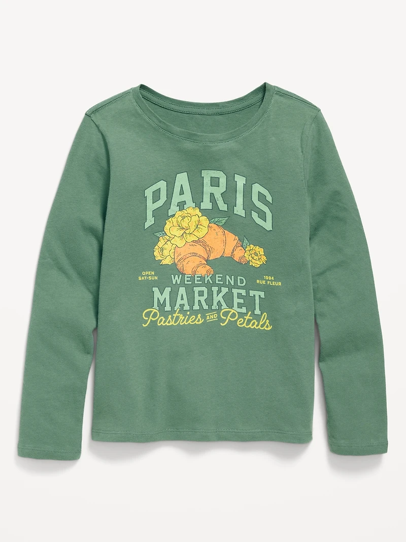 Long-Sleeve Graphic T-Shirt for Girls