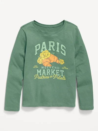 Long-Sleeve Graphic T-Shirt for Girls