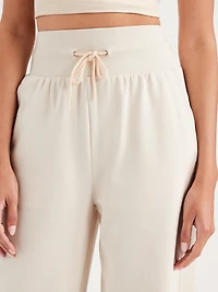 Extra High-Waisted Dynamic Fleece Wide-Leg Sweatpants