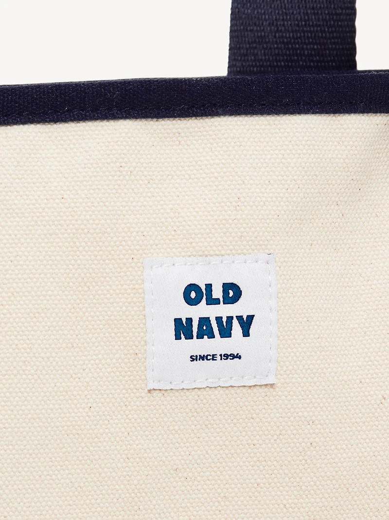 Medium Logo Canvas Tote Bag