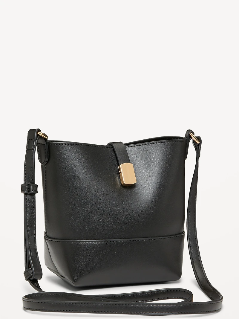 Small Preppy Bucket Crossbody Bag