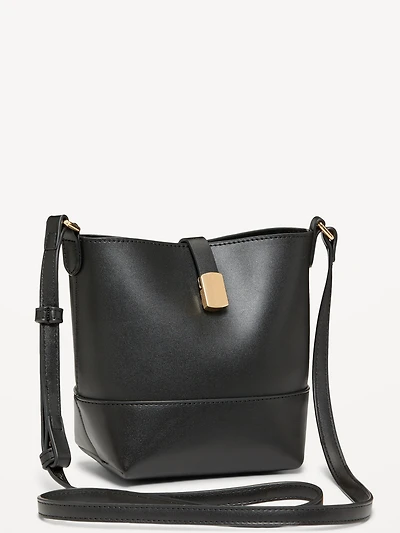 Small Preppy Bucket Crossbody Bag