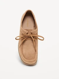 Faux-Suede Derby Boots for Women