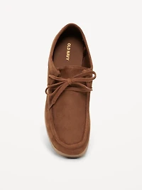 Faux-Suede Derby Boots for Women