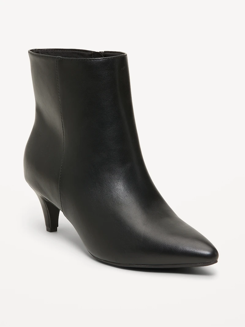 Kitten Heel Booties for Women