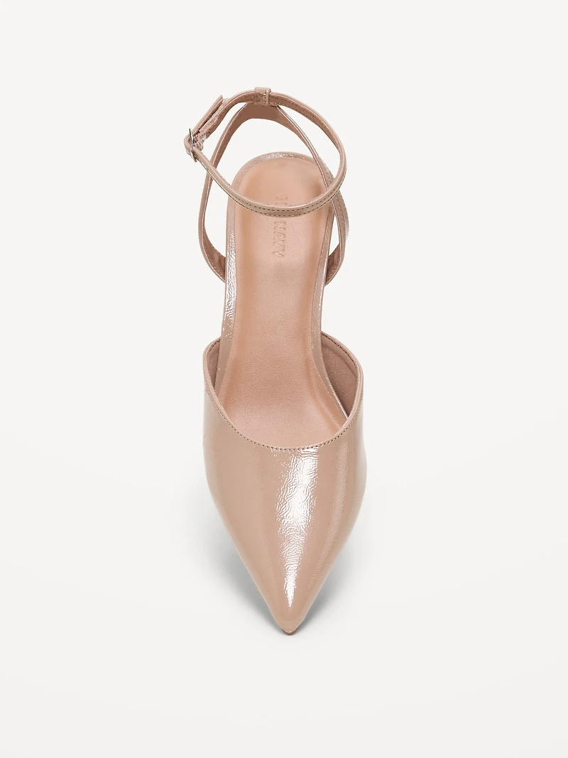 Patent Leather Kitten Heels for Women