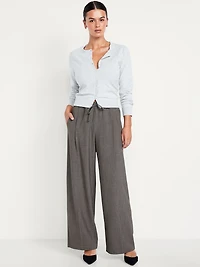 High-Waisted Wide-Leg Trouser