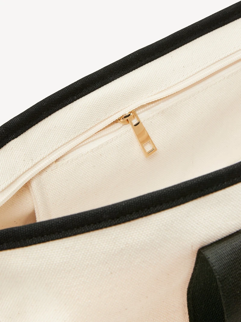 Medium Logo Canvas Tote Bag