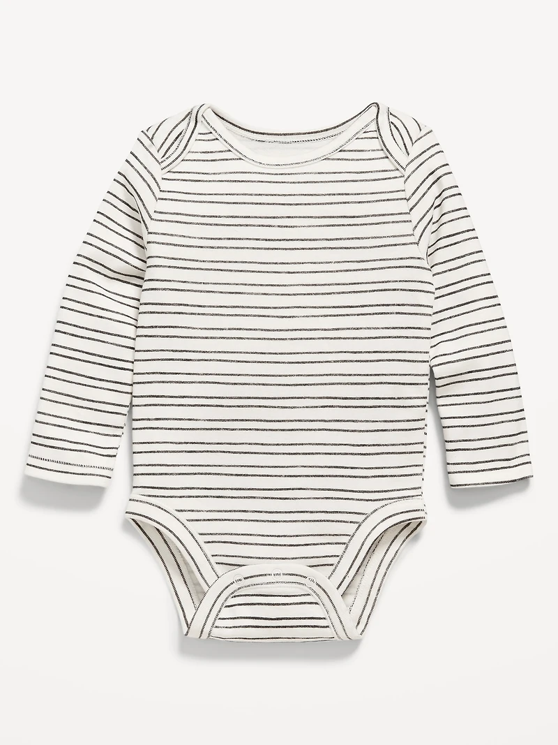 Printed Long-Sleeve Bodysuit for Baby