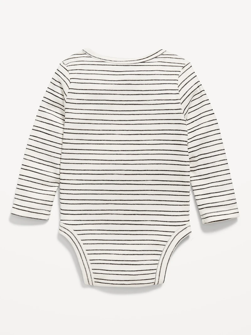 Printed Long-Sleeve Bodysuit for Baby