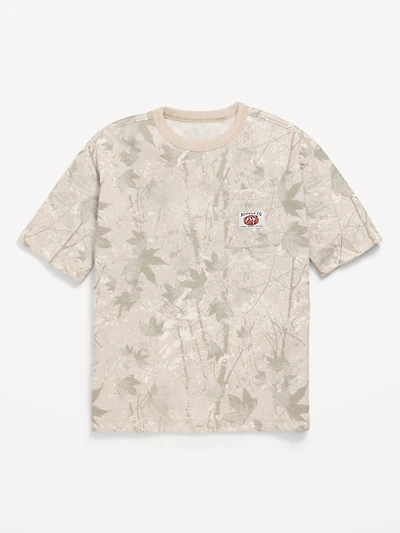 Short-Sleeve Oversized Pocket T-Shirt for Boys