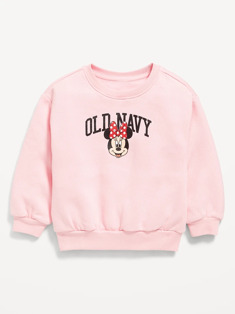Disney© Minnie Mouse Logo-Graphic Sweatshirt for Toddler Girls