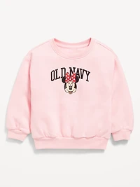 Disney© Minnie Mouse Logo-Graphic Sweatshirt for Toddler Girls