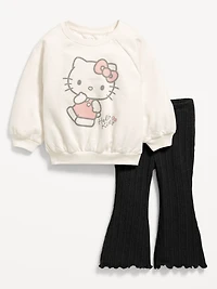 Hello Kitty® Graphic Sweatshirt and Flare Leggings Set for Girls