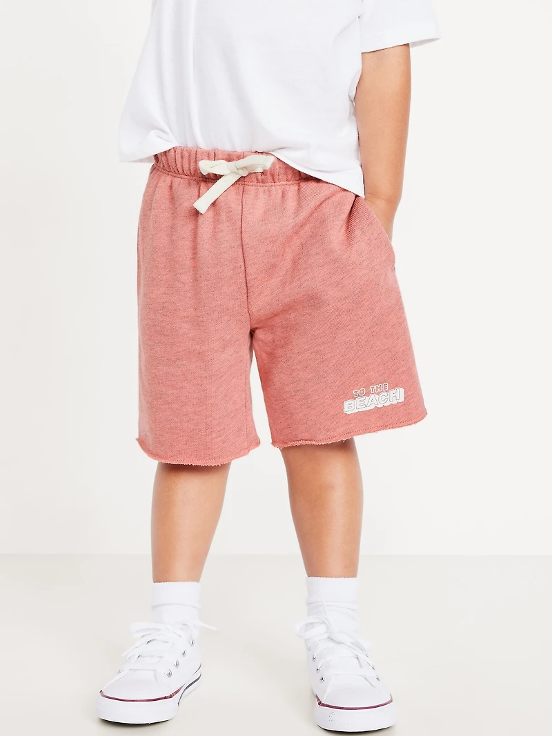 French-Terry Graphic Shorts for Toddler Boys