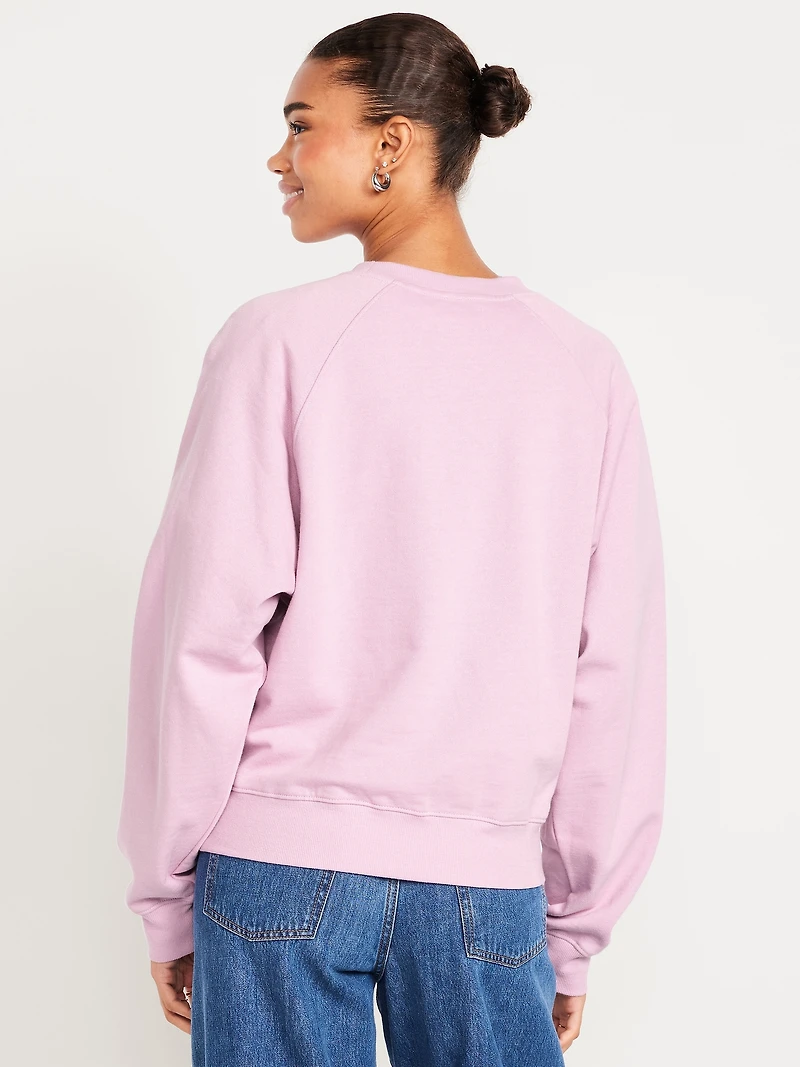 SoComfy Oversized Raglan Sweatshirt